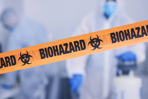 Professional Biohazard Cleanup technician working in Marble Hill, GA